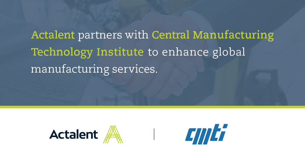 Actalent Partners With India's Central Manufacturing Technology