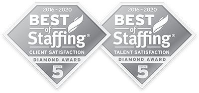 Badge du lauréat du prix Best of Staffing