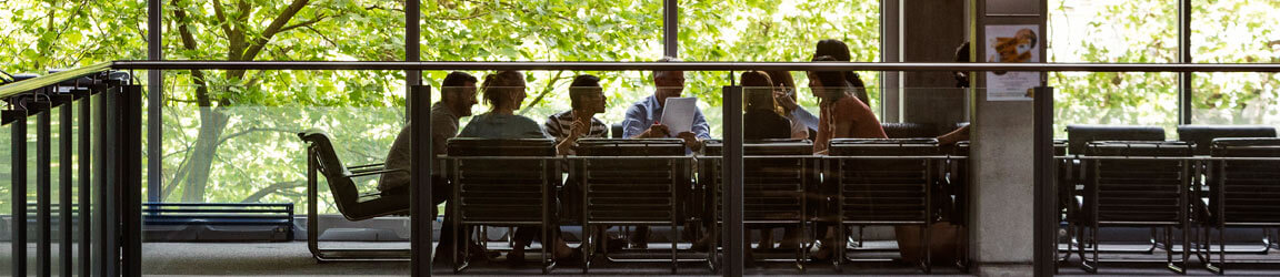 Small business team meeting in an open working space