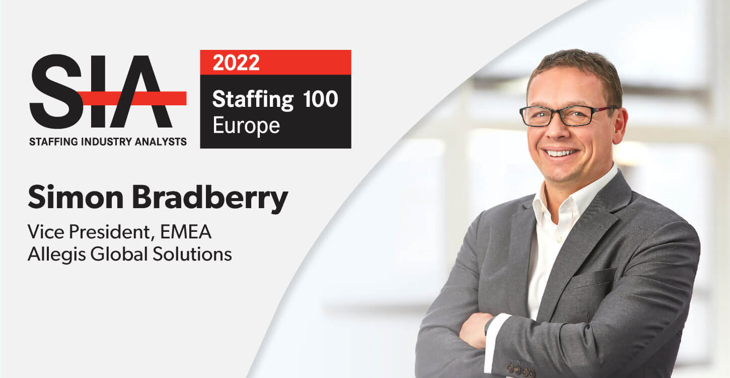 Allegis Global Solutions Executive Named to SIA’s Staffing 100 Europe