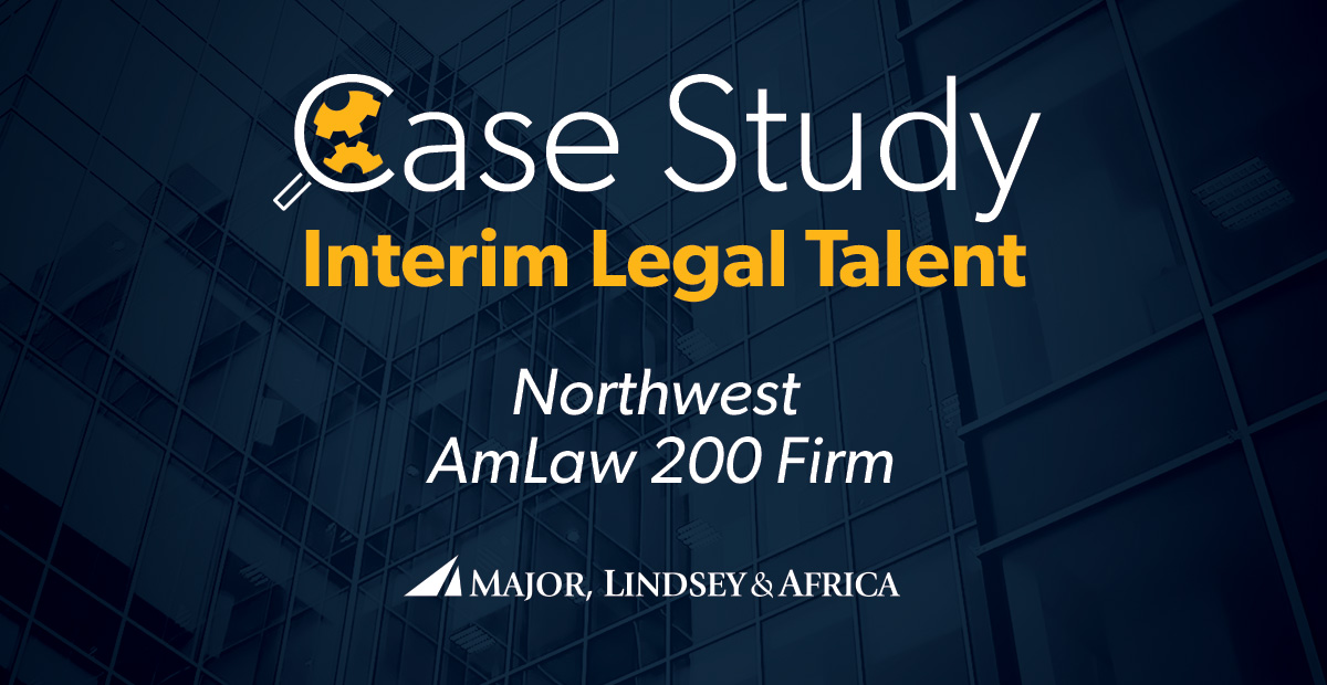 Case Study Northwest AmLaw 200 Firm