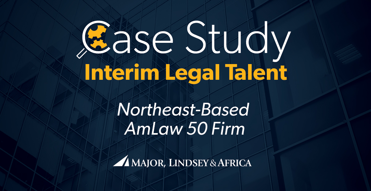 Case Study Northeast Based AmLaw 50 Firm